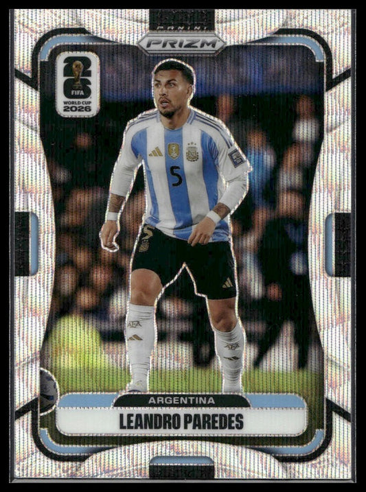 2026 Panini Prizm FIFA World Cup #7 Leandro Paredes Silver Prizm