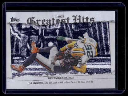 2026 Topps Flagship #25GH-DM DJ Moore 2025 Greatest Hits Insert