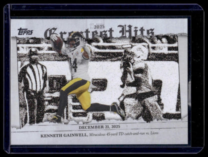 2026 Topps Flagship #25GH-KG Kenneth Gainwell 2025 Greatest Hits Insert