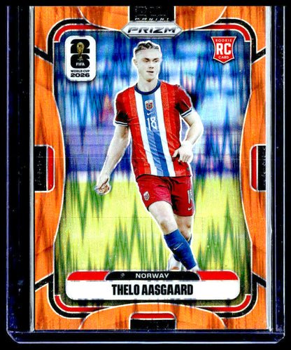 2026 Panini Prizm FIFA World Cup #331 Thelo Aasgaard Orange Flash Prizm #/315