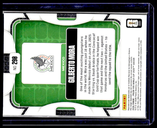 2026 Panini Prizm FIFA World Cup #290 Gilberto Mora Silver Prizm