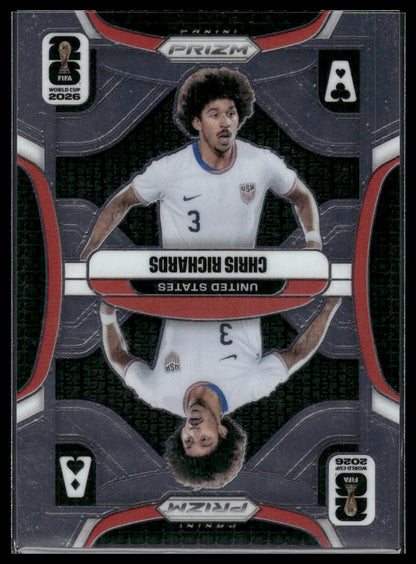 2026 Panini Prizm FIFA World Cup #10 Chris Richards Aces Silver Prizm