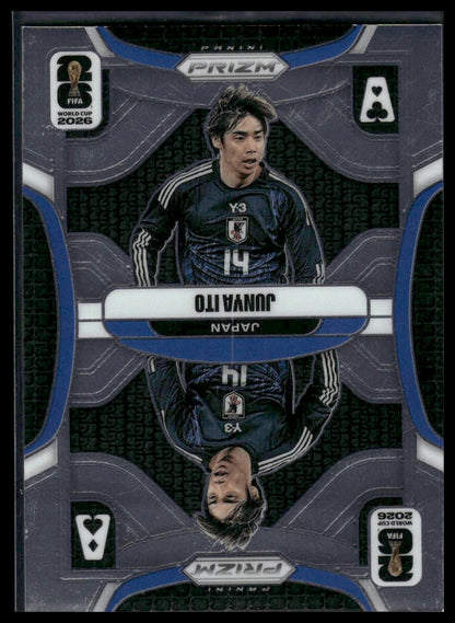 2026 Panini Prizm FIFA World Cup #24 Junya Ito Aces Silver Prizm