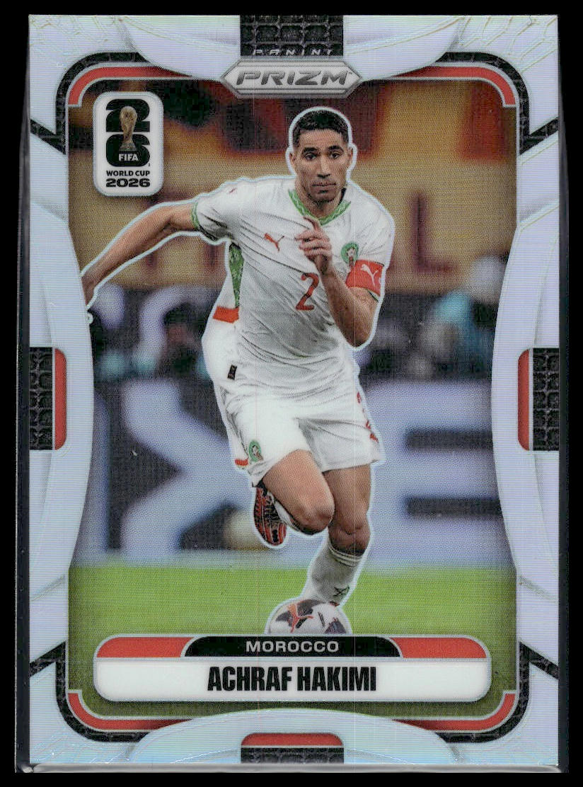 2026 Panini Prizm FIFA World Cup #299 Achraf Hakimi Silver Prizm