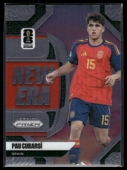 2026 Panini Prizm FIFA World Cup #14 Pau Cubarsi New Era