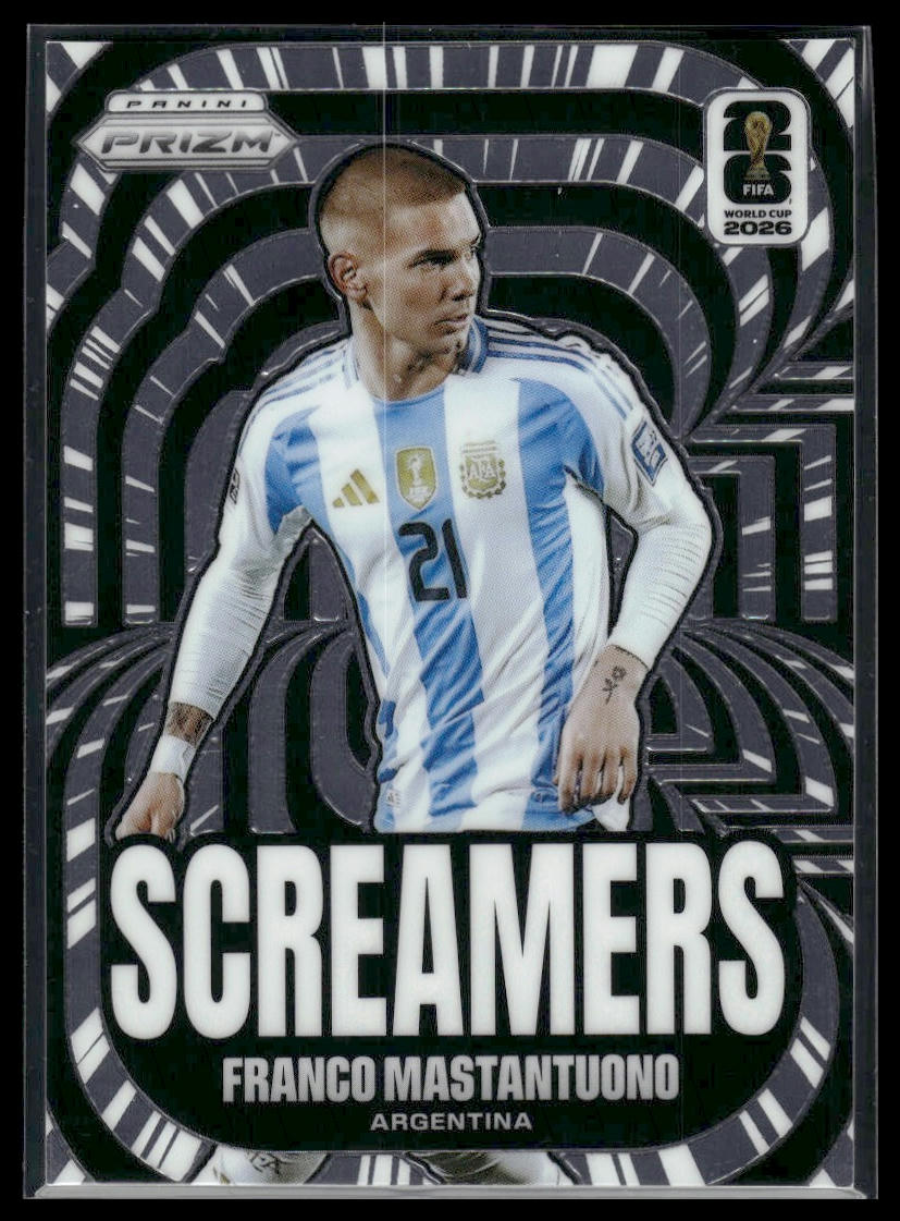 2026 Panini Prizm FIFA World Cup #24 Franco Mastantuono Screamers