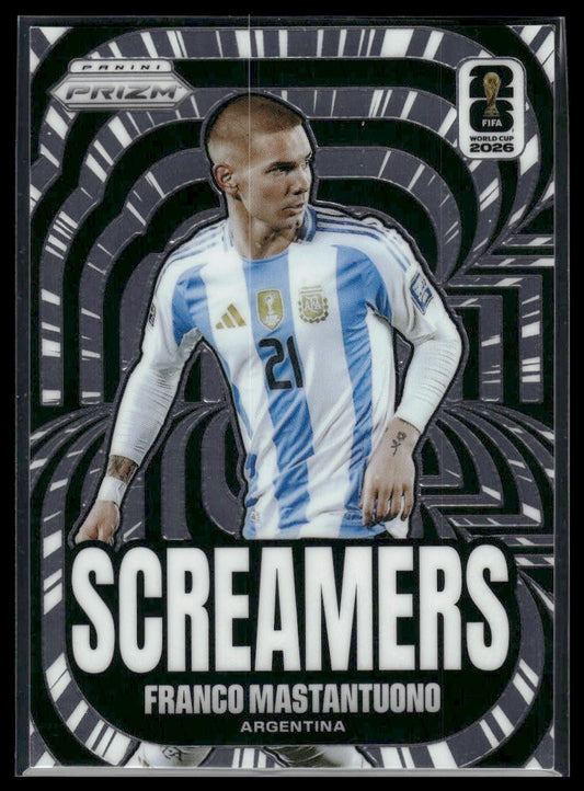 2026 Panini Prizm FIFA World Cup #24 Franco Mastantuono Screamers