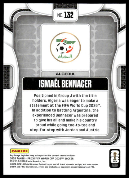 2026 Panini Prizm FIFA World Cup #132 Ismael Bennacer Silver Prizm