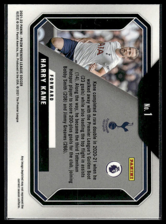2021-22 Panini Prizm Premier League #1 Harry Kane Scorers Club