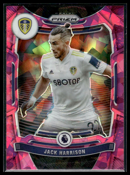 2021-22 Panini Prizm Premier League #218 Jack Harrison Prizms Pink Ice