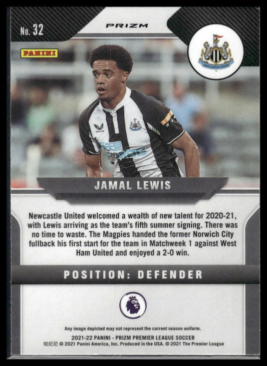 2021-22 Panini Prizm Premier League #32 Jamal Lewis Prizms Pink Ice