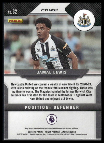 2021-22 Panini Prizm Premier League #32 Jamal Lewis Prizms Pink Ice