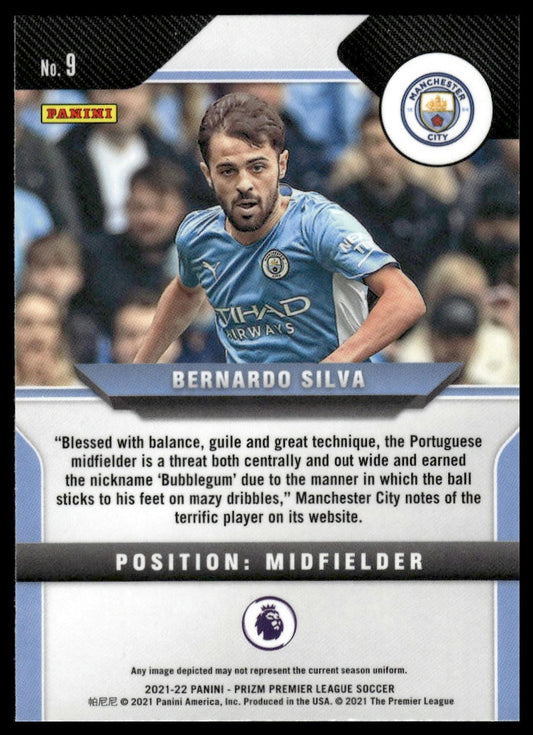 2021-22 Panini Prizm Premier League #9 Bernardo Silva