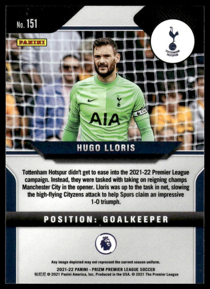 2021-22 Panini Prizm Premier League #151 Hugo Lloris