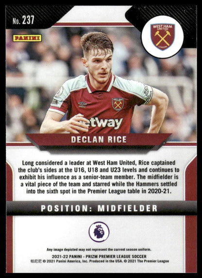 2021-22 Panini Prizm Premier League #237 Declan Rice