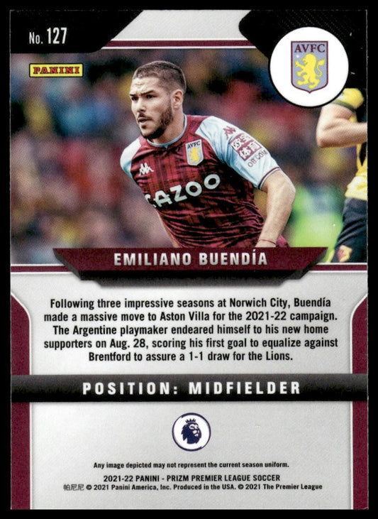 2021-22 Panini Prizm Premier League #127 Emiliano Buendia