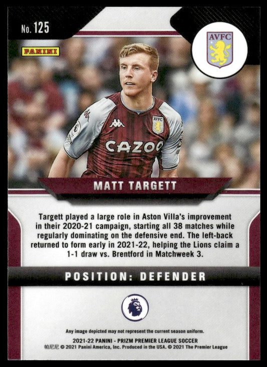 2021-22 Panini Prizm Premier League #125 Matt Targett