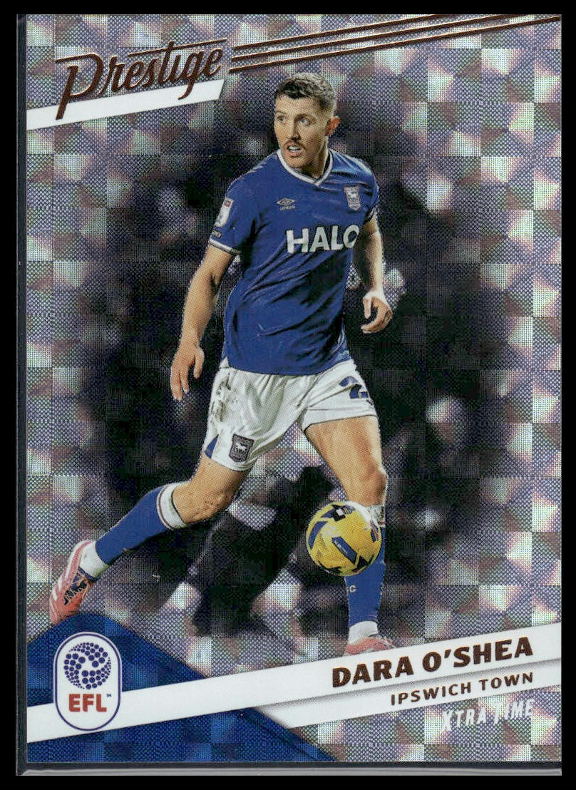 2025-26 Panini Prestige EFL #64 Dara O'Shea Diamond Xtra Time