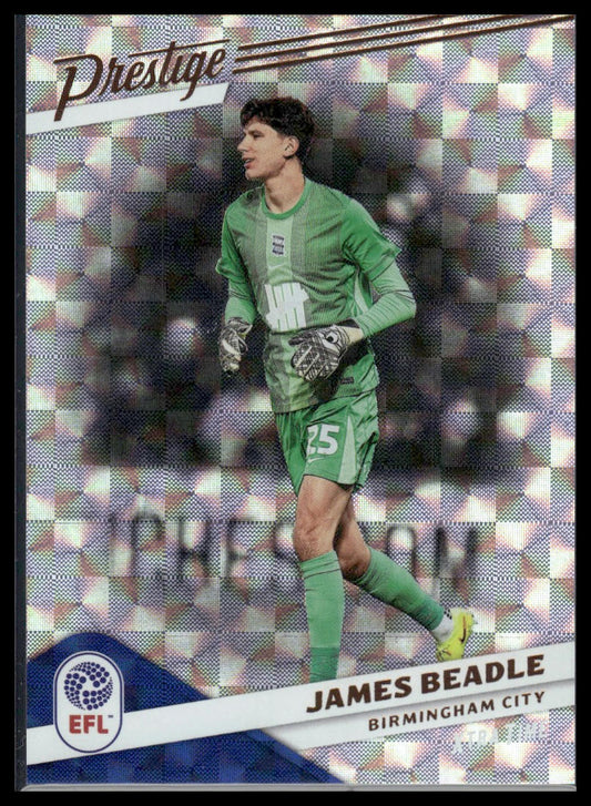 2025-26 Panini Prestige EFL #136 James Beadle Diamond Xtra Time