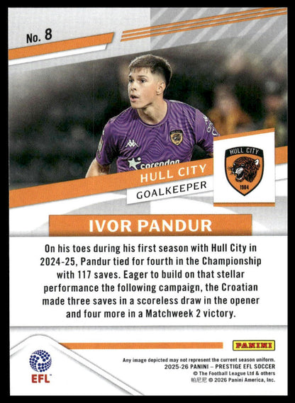2025-26 Panini Prestige EFL #8 Ivor Pandur