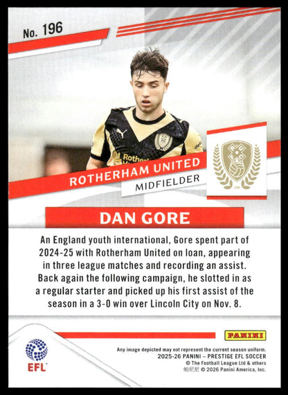 2025-26 Panini Prestige EFL #196 Dan Gore