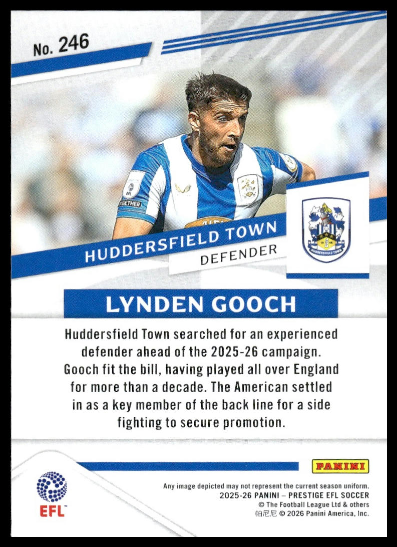 2025-26 Panini Prestige EFL #246 Lynden Gooch