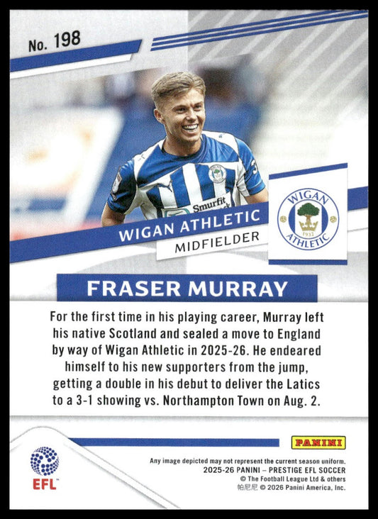 2025-26 Panini Prestige EFL #198 Fraser Murray