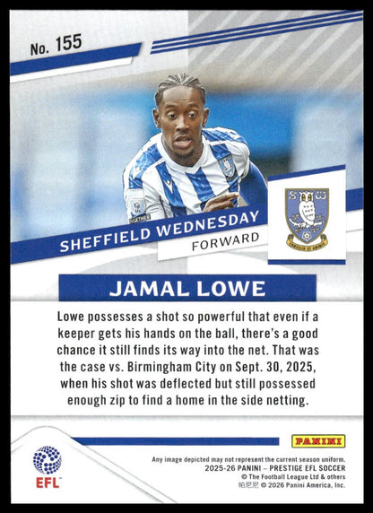 2025-26 Panini Prestige EFL #155 Jamal Lowe
