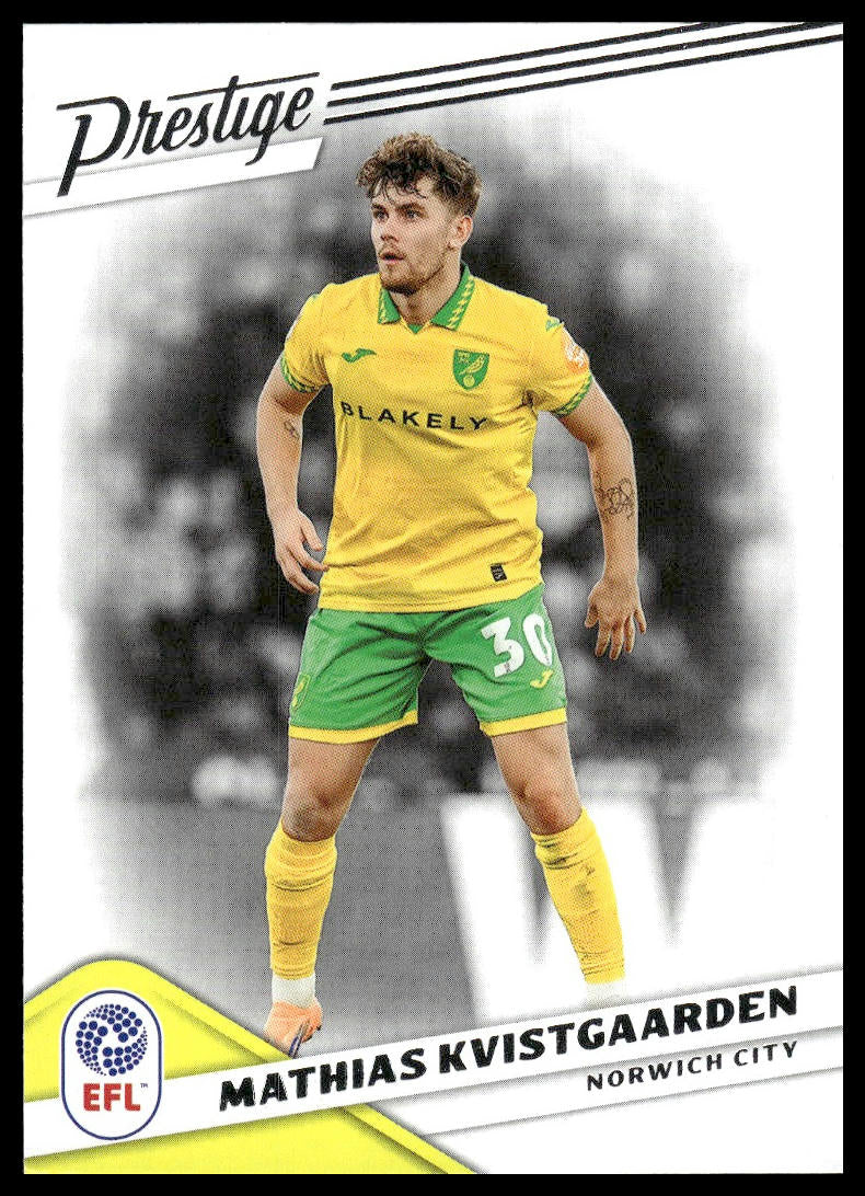 2025-26 Panini Prestige EFL #140 Mathias Kvistgaarden