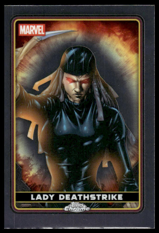2025 Topps Chrome Marvel Deadpool #13 Lady Deathstrike