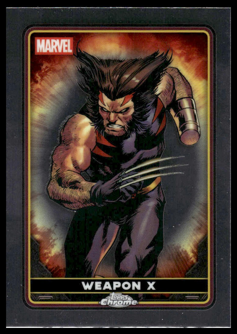 2025 Topps Chrome Marvel Deadpool #16 Weapon X