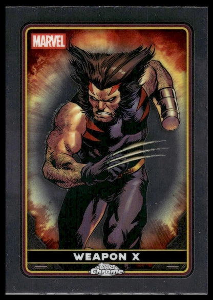 2025 Topps Chrome Marvel Deadpool #16 Weapon X