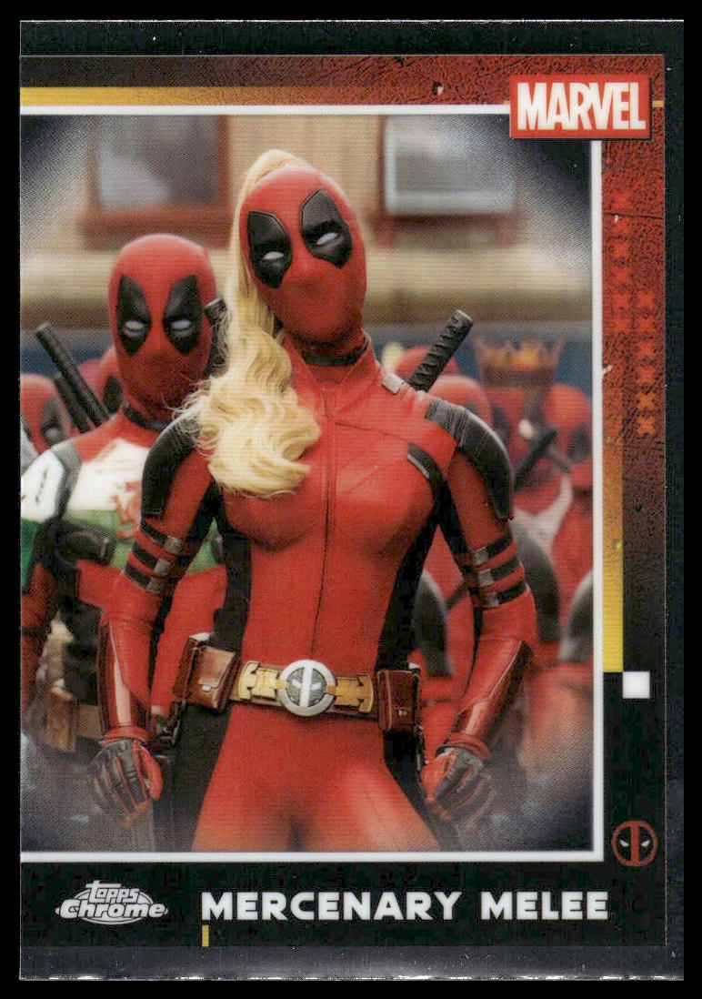 2025 Topps Chrome Marvel Deadpool #94 Mercenary Melee