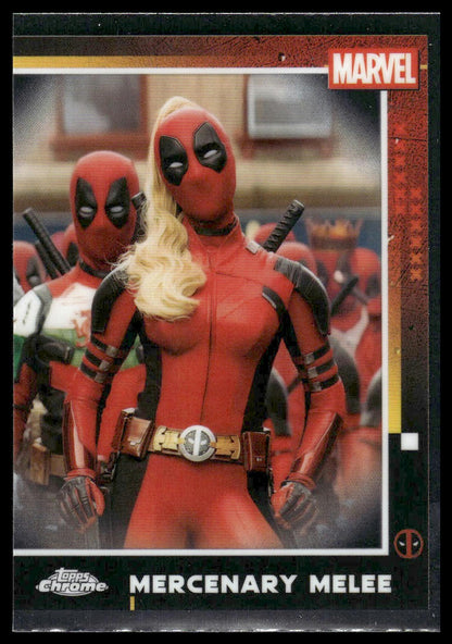 2025 Topps Chrome Marvel Deadpool #94 Mercenary Melee