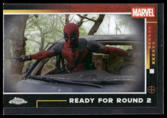 2025 Topps Chrome Marvel Deadpool #75 Ready For Round 2
