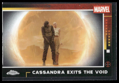 2025 Topps Chrome Marvel Deadpool #91 Cassandra Exits The Void