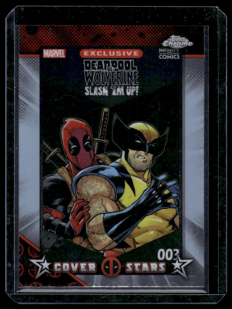 2025 Topps Chrome Deadpool #CS-22 Deadpool Vs. Wolverine: Slash 'Em Up #3