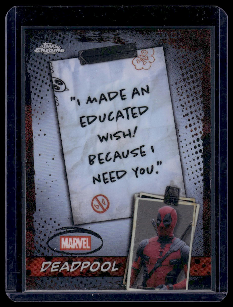 2025 Topps Chrome Deadpool #WM-08 Deadpool Wolverine Moments