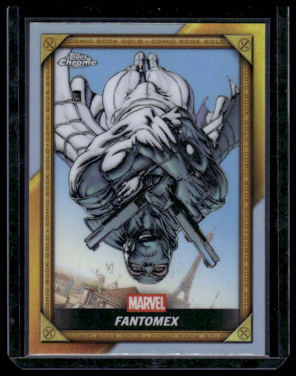 2025 Topps Chrome Deadpool #CB-27 Fantomex Comic Book Gold