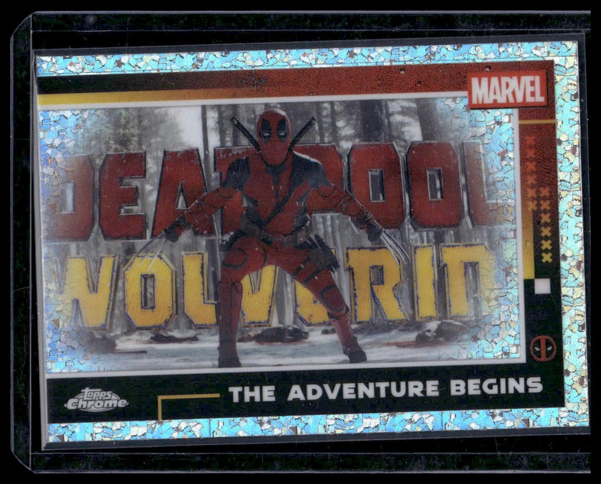 2025 Topps Chrome Marvel Studios #47 The Adventure Begins