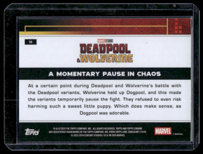 2025 Topps Chrome Marvel Studios #96 A Momentary Pause In Chaos