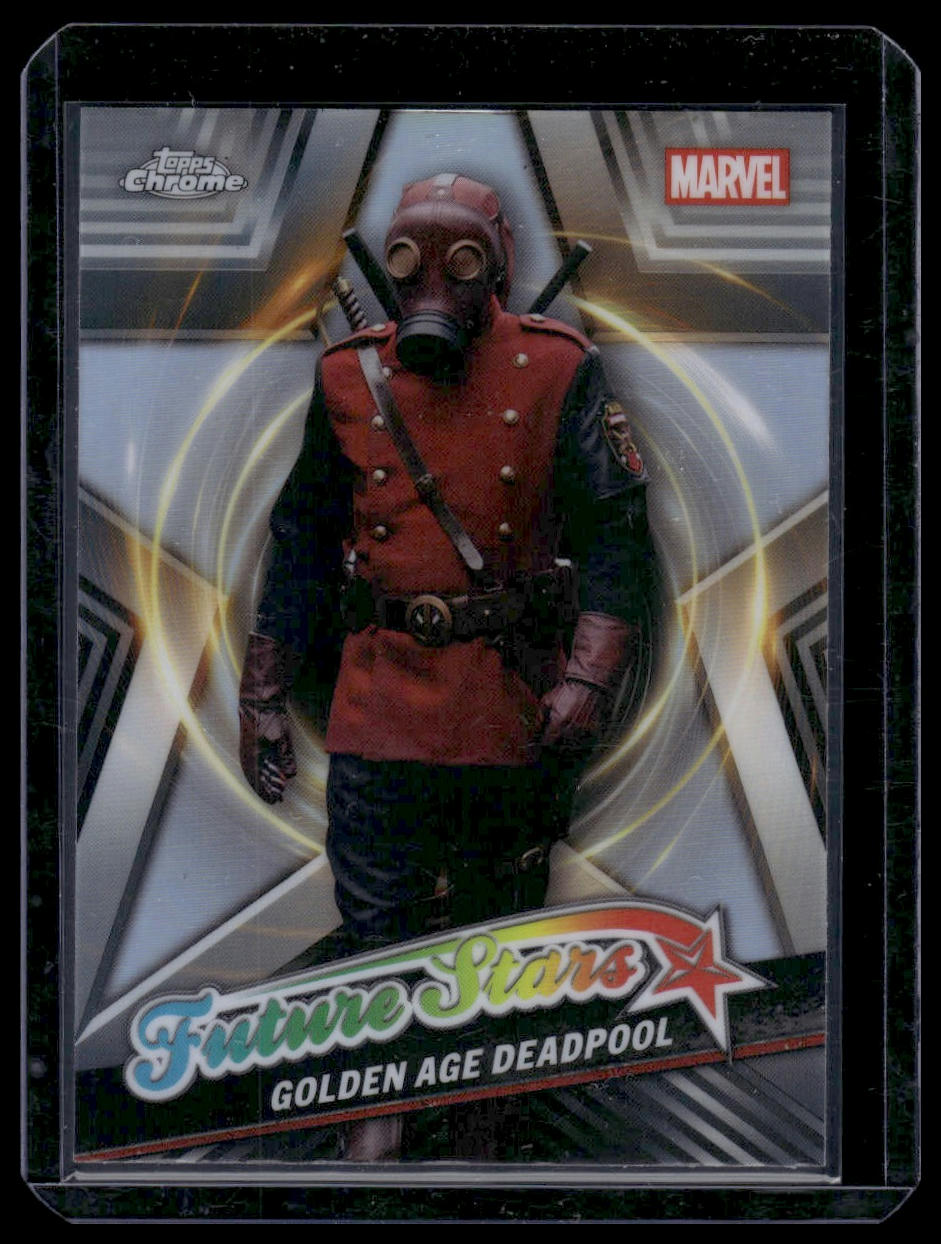 2025 Topps Chrome Marvel Studios #FS-4 Golden Age Deadpool Future Stars