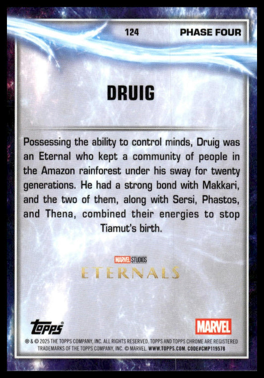 2025 Topps Chrome Marvel Studios #124 Druig