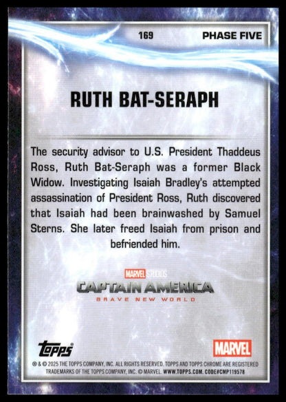 2025 Topps Chrome Marvel Studios #169 Ruth Bat-Seraph
