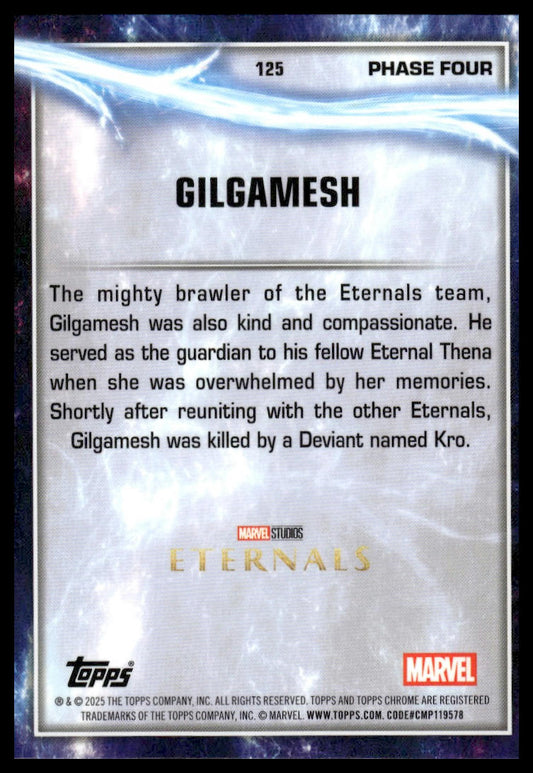 2025 Topps Chrome Marvel Studios #125 Gilgamesh