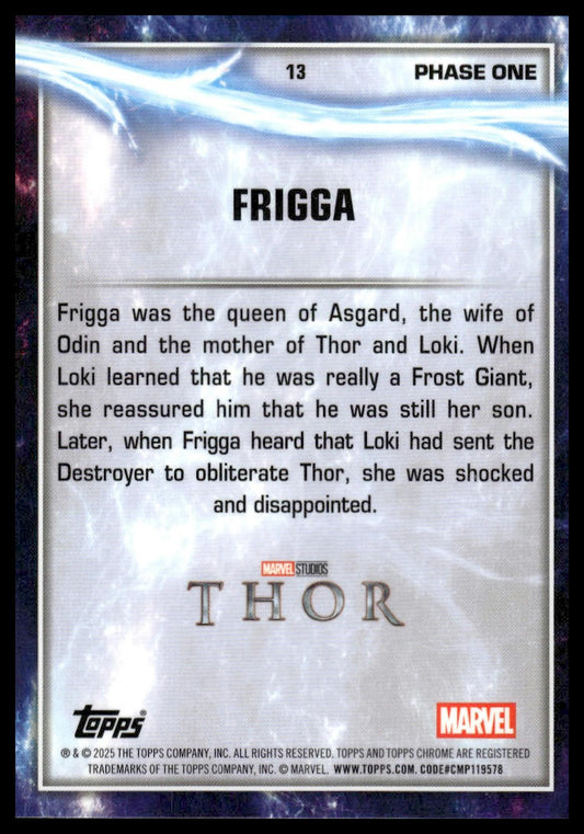 2025 Topps Chrome Marvel Studios #13 Frigga