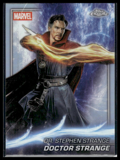 2025 Topps Chrome Marvel Studios #65 Doctor Strange Rainbow Refractor