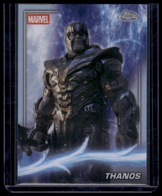 2025 Topps Chrome Marvel Studios #100 Thanos Rainbow Refractor