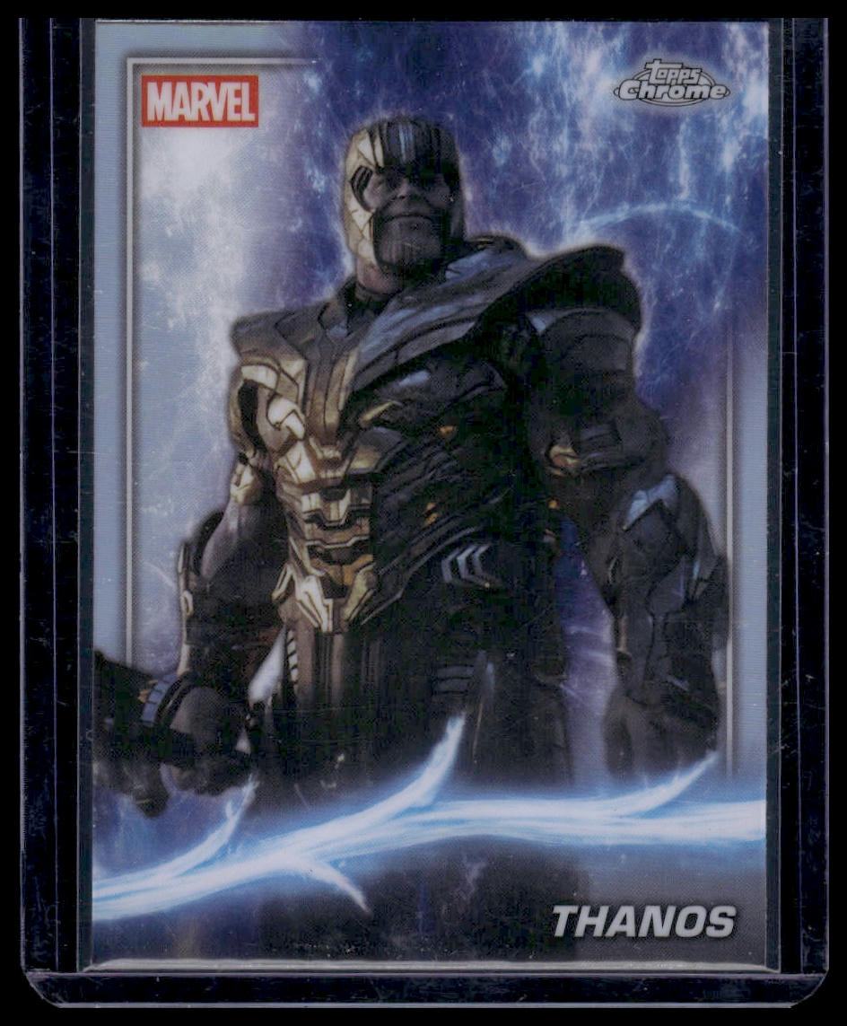 2025 Topps Chrome Marvel Studios #100 Thanos Rainbow Refractor