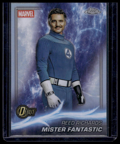 2025 Topps Chrome Marvel Studios #194 Mister Fantastic Rainbow Refractor